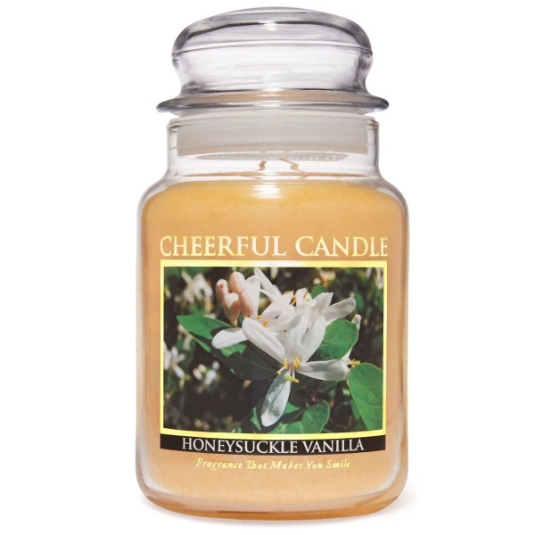 Cheerful Candle Honeysuckle Vanilla 2-Docht-Kerze 680g
