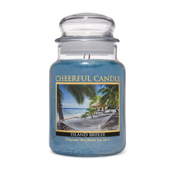 Cheerful Candle Island Breeze 2-Docht-Kerze 680g