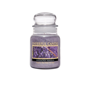 Cheerful Candle Lavender Vanilla 1-Docht-Kerze 170g