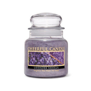 Cheerful Candle Lavender Vanilla 2-Docht-Kerze 453g