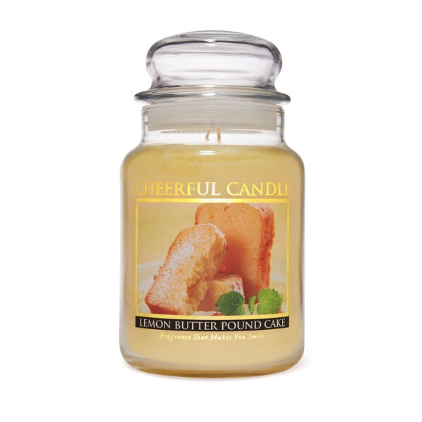 Cheerful Candle Lemon Butter Pound Cake 2-Docht-Kerze 680g