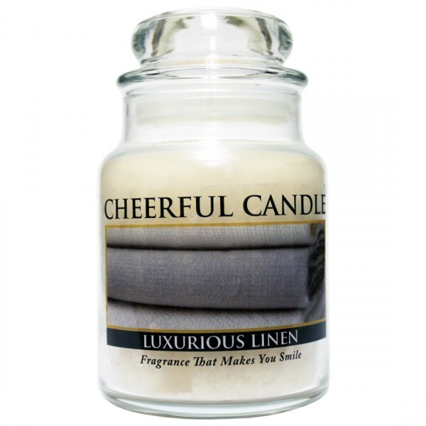 Cheerful Candle Luxurious Linen 1-Docht-Kerze 170g