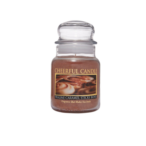 Cheerful Candle Praline Caramel Sticky Buns 1-Docht-Kerze 170g