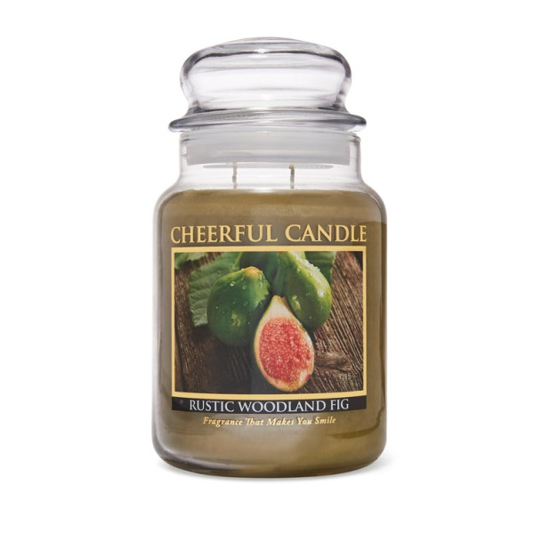 Cheerful Candle Rustic Woodland Fig 2-Docht-Kerze 680g