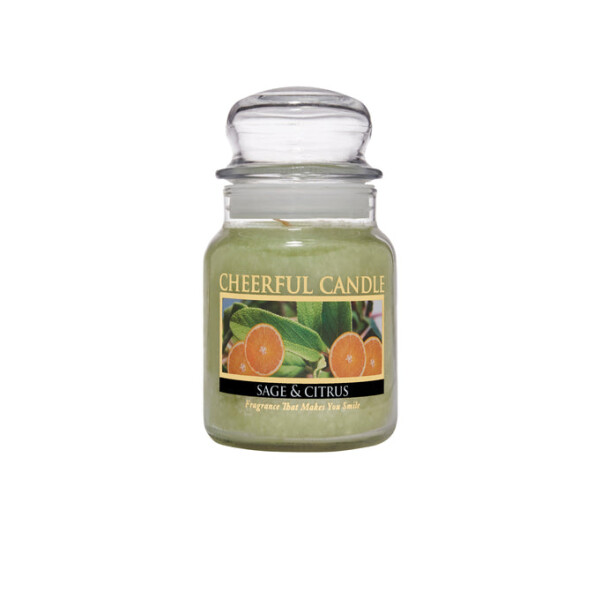 Cheerful Candle Sage And Citrus 1-Docht-Kerze 170g