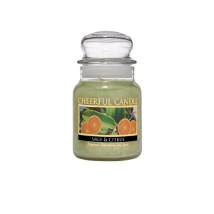 Cheerful Candle Sage And Citrus 1-Docht-Kerze 170g