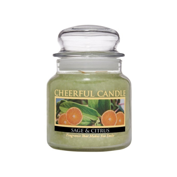 Cheerful Candle Sage And Citrus 2-Docht-Kerze 453g