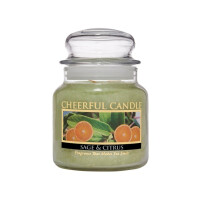 Cheerful Candle Sage And Citrus 2-Docht-Kerze 453g