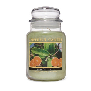 Cheerful Candle Sage And Citrus 2-Docht-Kerze 680g