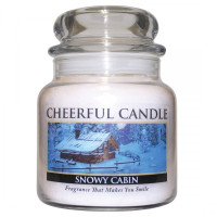 Cheerful Candle Snowy Cabin 2-Docht-Kerze 453g