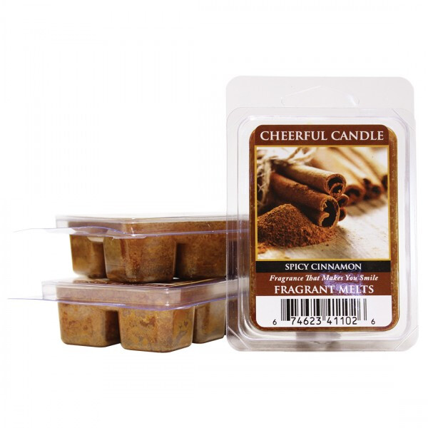 Cheerful Candle Spicy Cinnamon Wachsmelt 68g