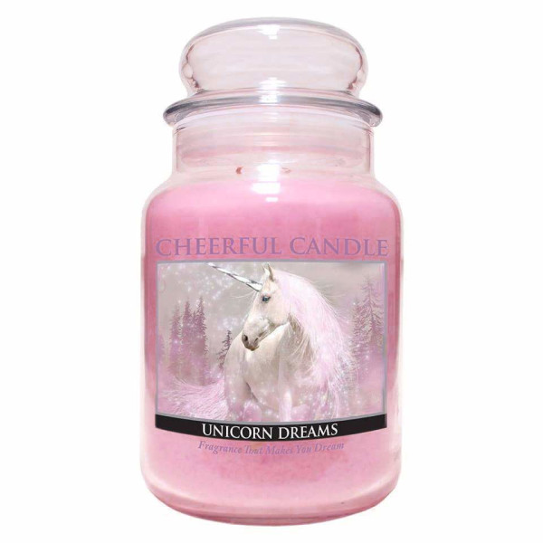 Cheerful Candle Unicorn Dreams 2-Docht-Kerze 680g Limited Edition