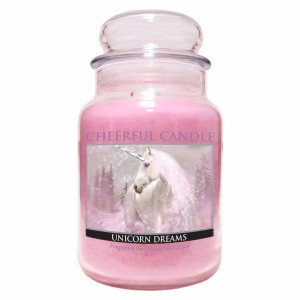 Cheerful Candle Unicorn Dreams 2-Docht-Kerze 680g Limited...