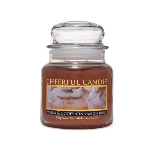 Cheerful Candle Warm & Gooey Cinnamon Buns 2-Docht-Kerze 453g