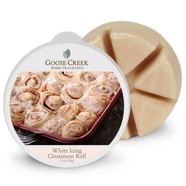 Goose Creek Candle® White Icing Cinnamon Roll Wachsmelt 59g