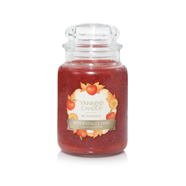Yankee Candle® Be Thankful Großes Glas 623g 50th Limited Edition