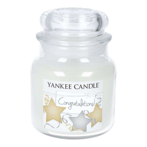 Yankee Candle® Congratulations Mittleres Glas 411g
