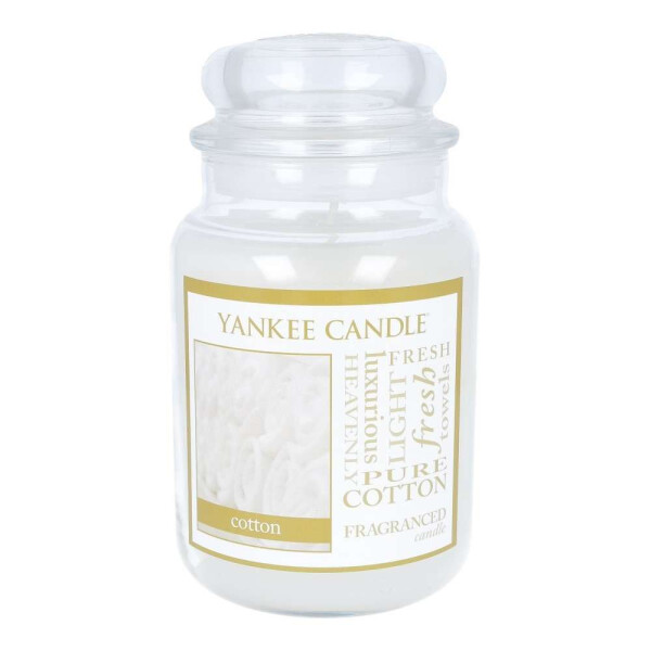 Yankee Candle® Cotton Großes Glas 623g