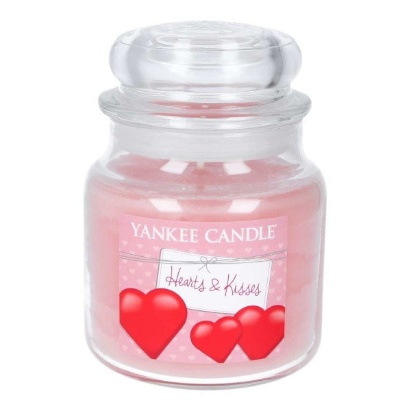 Yankee Candle® Hearts & Kisses Mittleres Glas 411g