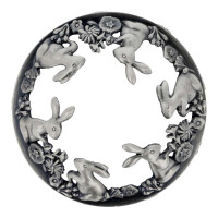 Yankee Candle® Illuma-Lid® Easter Rabbit Brushed Silver (Easter P4)