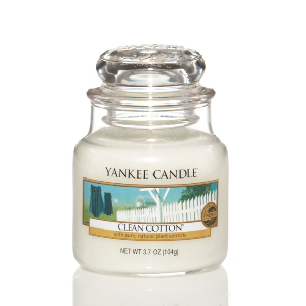 Yankee Candle® Clean Cotton Kleines Glas 104g