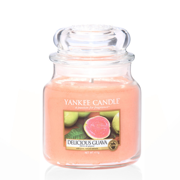 Yankee Candle® Delicious Guava Mittleres Glas 411g