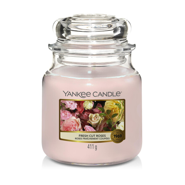 Yankee Candle® Fresh Cut Roses Mittlers Glas 411g