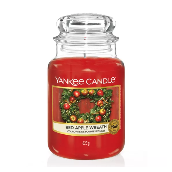 Red Apple Wreath Großes Glas 623g