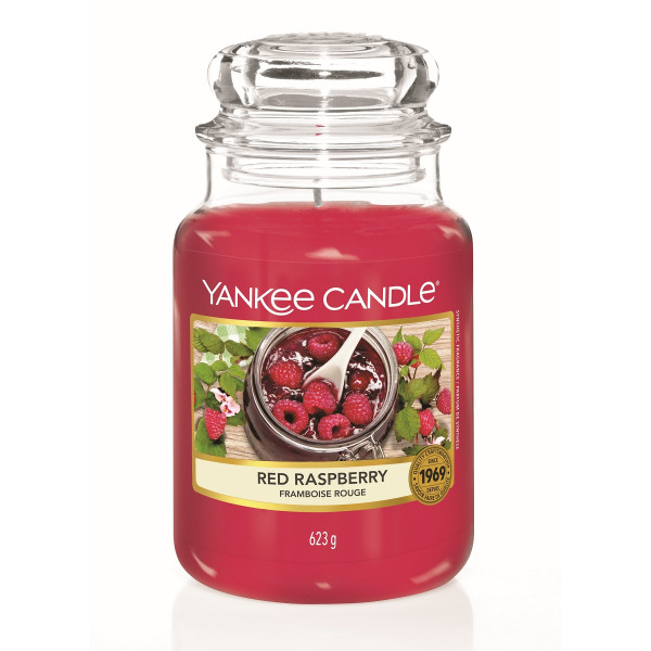 Yankee Candle Großes Glas 623g Red Raspberry