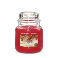 Yankee Candle® Sparkling Cinnamon Mittleres Glas 411g