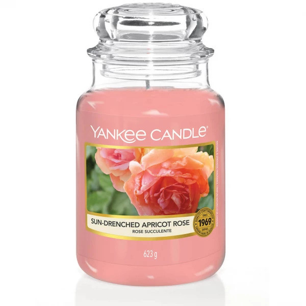 Yankee Candle® Sun-Drenched Apricot Rose Großes Glas 623g