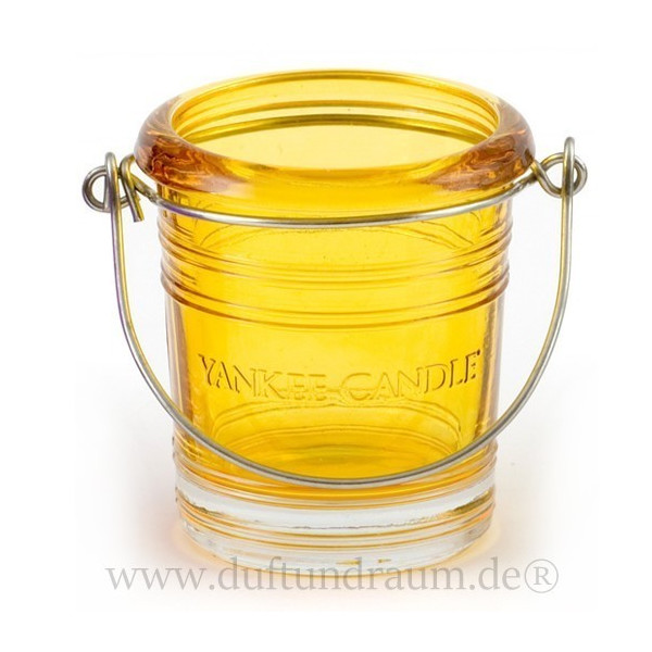 Yankee Candle® Bucket Yellow mit Henkel Votivkerzenhalter