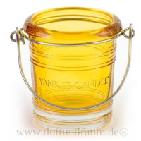 Yankee Candle® Bucket Yellow mit Henkel Votivkerzenhalter