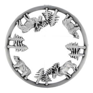 Bears Brushed Silver