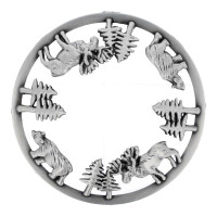 Bears Brushed Silver