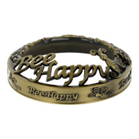 Bee Happy Brushed Bronze
