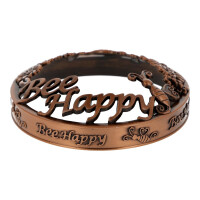 Bee Happy Brushed Copper