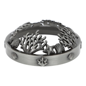 Exclusive Line by Duft & Raum: Candle Topper Sea Coral Brushed Silver