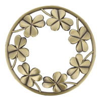 Exclusive Line by Duft & Raum: Candle Topper Shamrock Brushed Bronze