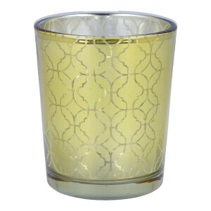 Votivkerzenhalter Glas Golden Ornaments
