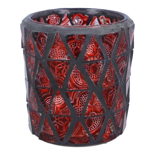 Votivkerzenhalter Red Triangle Ornaments