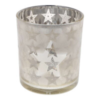 Windlicht Silver Star