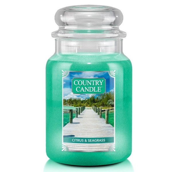 Country Candle&trade; Citrus & Seagrass 2-Docht-Kerze 652g