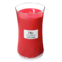 WoodWick® Radish & Rhubarb Kerzenglas Groß 609,5g mit Knisterdocht