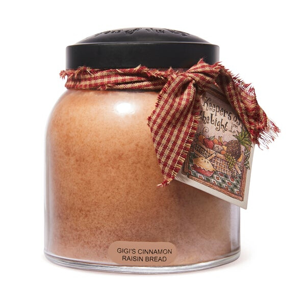 Gigis Cinnamon Raisin Bread 2-Docht-Kerze Papa Jar 963g