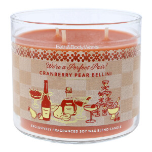 Cranberry Pear Bellini 3-Docht-Kerze 411g