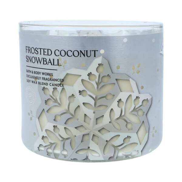 Frosted Coconut Snowball 3-Docht-Kerze 411g