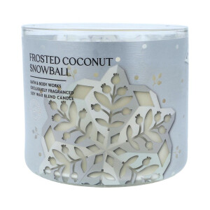 Frosted Coconut Snowball 3-Docht-Kerze 411g
