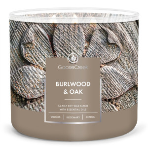 Goose Creek Candle® Burlwood & Oak 3-Docht-Kerze 411g