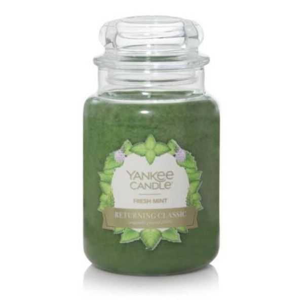 Yankee Candle® Fresh Mint Großes Glas 623g